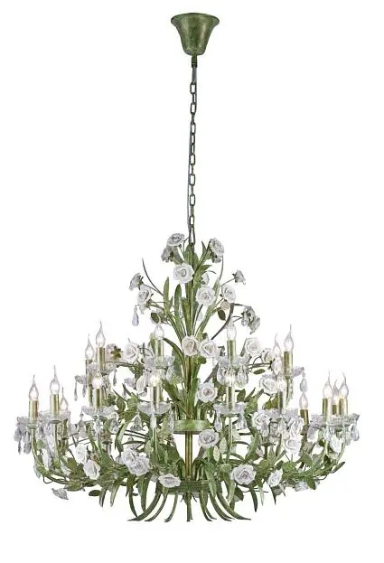 Подвесная люстра Lucia Tucci Fiori Di Rose 1770.24 Подвесная люстра Lucia Tucci Fiori Di Rose 1770.24