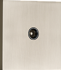 TV розетка (папа), никель, Donel DT301NB N96