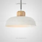 Подвесной светильник WILLES Размер M. Цвет белый (Аляска), светлое дерево. Lampatron 671-5935