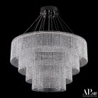 Люстра светодиодная хрустальная APL LED SH02.93.4D.A.Ni.4000 Sicilia