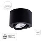 Потолочный светильник Arte Lamp A2260PL-1BK UNITO