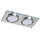 Встраиваемый светильник MR16/HP16 ХРОМ/ЗЕРКАЛЬНЫЙ Lightstar 002544 RIFLE