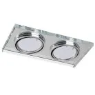 Встраиваемый светильник MR16/HP16 ХРОМ/ЗЕРКАЛЬНЫЙ Lightstar 002544 RIFLE