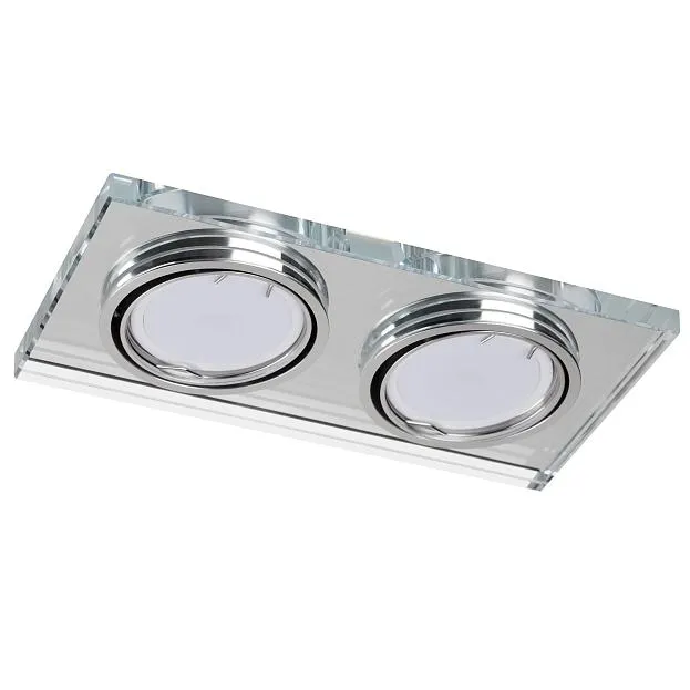 Встраиваемый светильник MR16/HP16 ХРОМ/ЗЕРКАЛЬНЫЙ Lightstar 002544 RIFLE