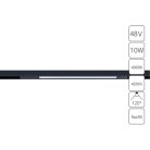 Трековый светильник магнитный 48V Arte Lamp A7263PL-1BK Optima