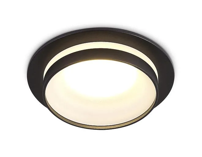 Встраиваемый светильник Ambrella light TN30708 BK черный GU5.3 D92*36