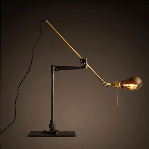 Настольный светильник Steampunk Extension Pole Table ImperiumLoft 74764-22 43.093.MT.BL.T1B