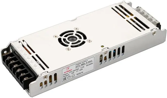 Блок питания для светодиодной ленты Arlight 022414 HTS-SLIM Блок питания для светодиодной ленты Arlight 022414 HTS-SLIM