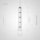 Подвесной светильник QUENTIN Тип B. Размер XL Lampatron 8357-22844