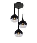 Подвесной светильник Lumina Deco LDP 11003-3 BK Frudo