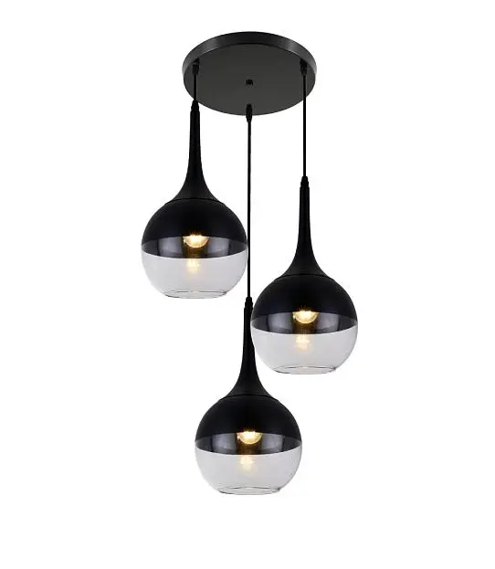 Подвесной светильник Lumina Deco LDP 11003-3 BK Frudo Подвесной светильник Lumina Deco LDP 11003-3 BK Frudo