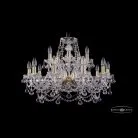 Люстра хрустальная Bohemia 1411/10+5/240 G Balls