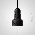 Подвесной светильник JAZZ STONE Камень. Цвет Черный Lampatron jazz-stone-black 5182-13234