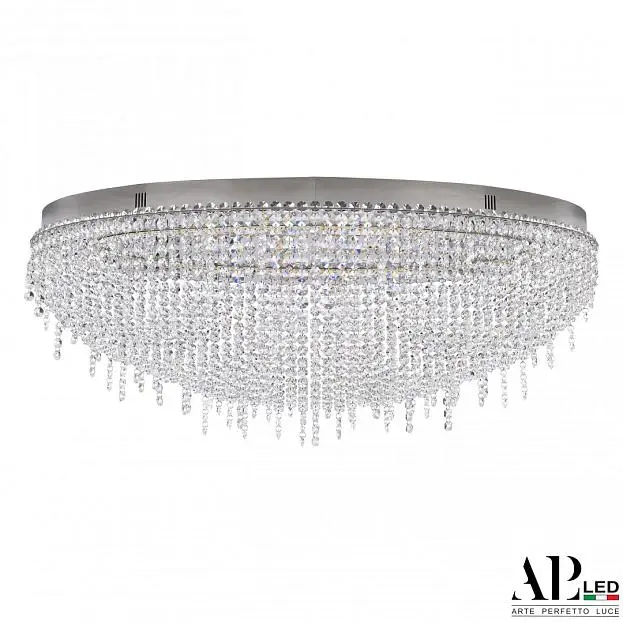 Люстра светодиодная хрустальная APL LED SH508.2.80.B.Ni.4000 Sicilia