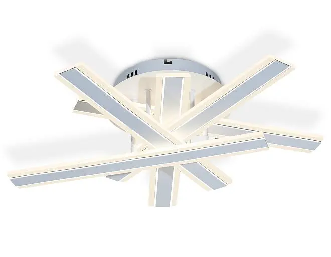 Настенно-потолочный светодиодный светильник с пультом Ambrella light FA8903 WH/CH