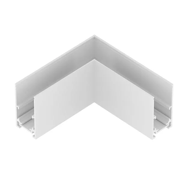 Соединитель горизонтальный угловой для накладного трека 509016/509026 БЕЛЫЙ Lightstar 509126 Uno