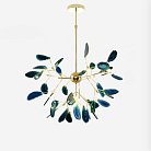 Подвесная люстра AGATE D60 Blue лепестки ImperiumLoft 243457-26 AGATE001