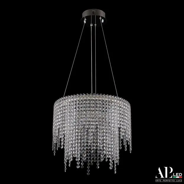 Люстра светодиодная хрустальная APL LED SH02.40.D.Ni.4000 Sicilia