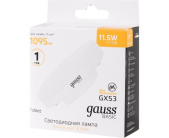 Лампа Gauss 20849112 Basic GX53 11,5W 1095lm 3000K LED