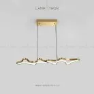 Реечный, рядный светильник OVERTON Цвет Латунь Lampatron overton-brass 4128-10200