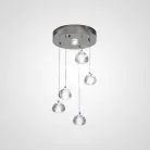 Подвесной светильник METEORA 5 ламп + 1 в основании. Lampatron 1267-2085