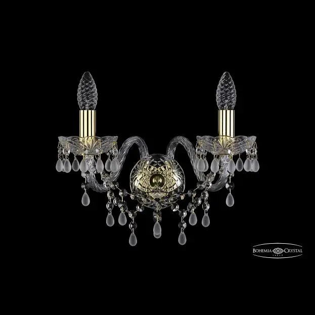Бра хрустальный Bohemia 1410B/2/160 G V0300 Бра хрустальный Bohemia 1410B/2/160 G V0300