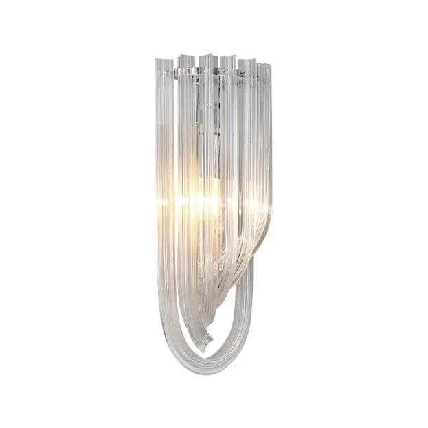 Настенный светильник Delight Collection KR0116W-1 chrome Murano Glass Настенный светильник Delight Collection KR0116W-1 chrome Murano Glass