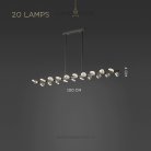 Реечный, рядный светильник GLORIOLE LINE 20 LED Lampatron gloriole-line-20 9128-25999