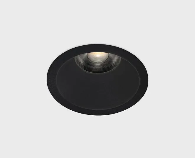 светильник встраиваемый ITALLINE IT06-6025 black 3000K