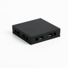 Четырёхсторонний соединитель для накладного шинопровода (чёрный) Elektrostandard 85003/00 Flat Magnetic a063738