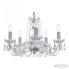 Люстра хрустальная Bohemia Ivele Crystal  119/5/165 Ni