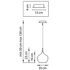 Подвес Lightstar 803048 PENTOLA
