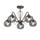 Люстра Vitaluce V3951-7/5PL, 5хЕ27 макс. 40Вт