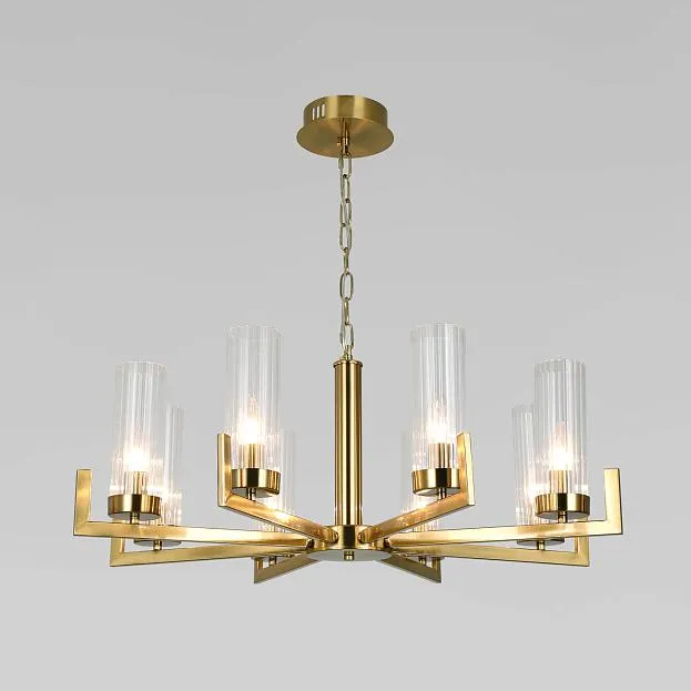 Подвесная люстра Eurosvet 60133/8 латунь a057759 Arganie