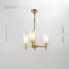 Люстра FABRICIO LUX 3 лампы Lampatron fabricio-lux-3 7282-20073