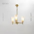 Люстра FABRICIO LUX 3 лампы Lampatron fabricio-lux-3 7282-20073