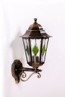 Настенный фонарь уличный Oasis Light 79801lg Gb PETERSBURG lead GLASS