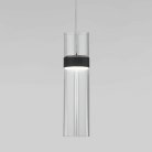 Подвесной светильник Eurosvet 50244/1 LED черный/прозрачный Lumen a061288