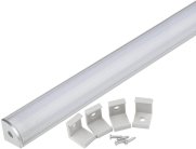 Профиль для светодиодной ленты Uniel UFE-K06 Silver/Frozen 200 Polybag UFE-K
