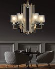 Подвесная люстра Lumina Deco LDP 8012-6 F.GD Manhattan