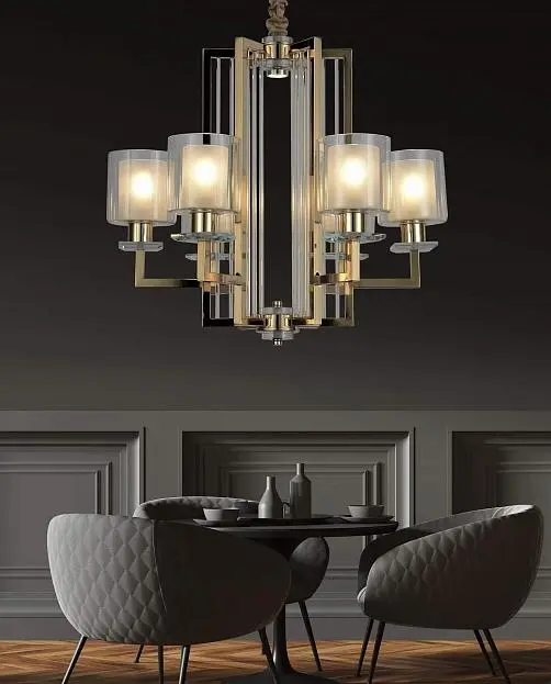 Подвесная люстра Lumina Deco LDP 8012-6 F.GD Manhattan Подвесная люстра Lumina Deco LDP 8012-6 F.GD Manhattan