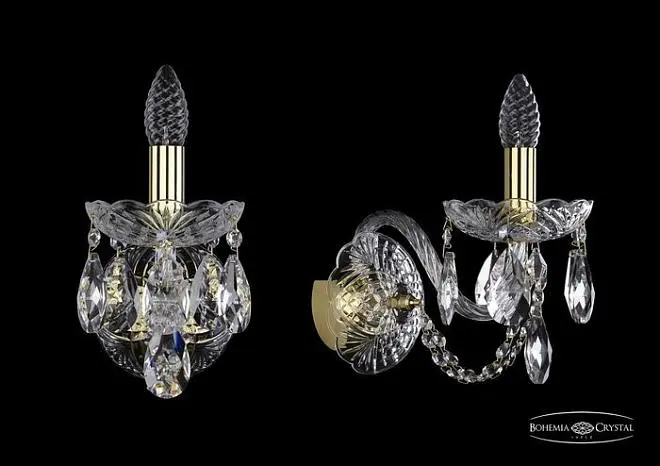 Бра хрустальное Bohemia 1402B/1/160/XL G Бра хрустальное Bohemia 1402B/1/160/XL G