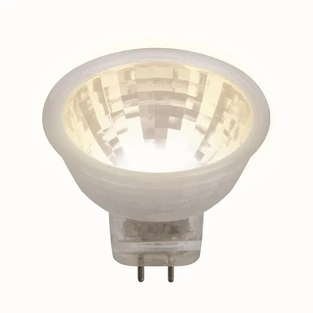 Лампочка светодиодная Uniel LED-MR11-3W/WW/GU4/220V GLZ21TR Лампочка светодиодная Uniel LED-MR11-3W/WW/GU4/220V GLZ21TR