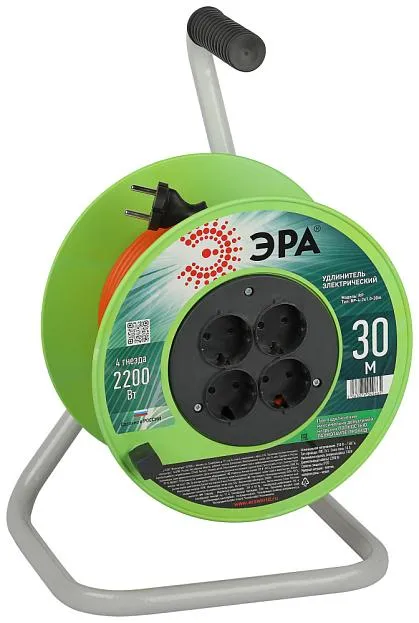Розеточные блоки, удлинители ЭРА RP-4-2x1.0-30m