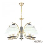 Люстра подвесная с плафонами 301240/5 Bk/Gd Arte Milano Florentia