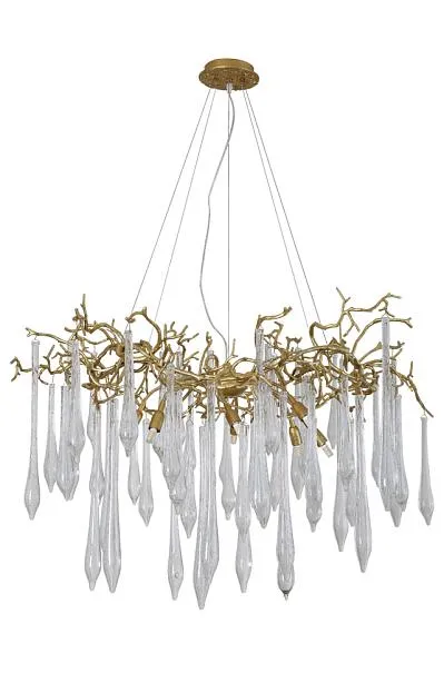 Люстра Crystal Lux REINA SP8 D1000 GOLD PEARL 3580/308