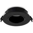 Светильник встраиваемый поворотный, черный, D90xH29мм, под лампу GU10, IP20 Donel DN04001R1B DN04