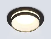 Встраиваемый светильник Ambrella light TN30708 BK черный GU5.3 D92*36