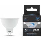 Лампа Gauss 101505305-D MR16 5W 530lm 6500K GU5.3 диммируемая LED