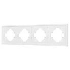 Рамка пластиковая FRM-TENDO-PL-4-WH (Arlight, Белый) 053847